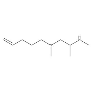 Methyl({1-[methyl(pent-4-en-1-yl)amino]propan-2-yl})amine Structure