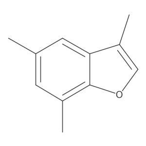 3,5,7-Trimethyl-1-benzofuran结构式