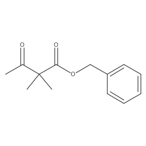Benzyl 2,2-dimethyl-3-oxobutanoate Structure