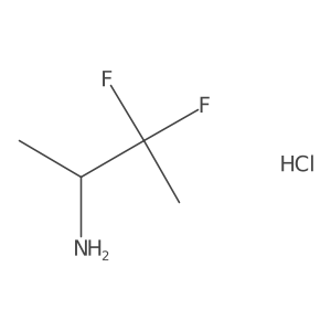 (R)-3,3-Difluorobutan-2-amine hydrochloride结构式