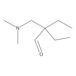 2-[(Dimethylamino)methyl]-2-ethylbutanal Structure