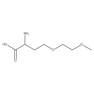 (2R)-2-amino-4-(2-methoxyethoxy)butanoic acid结构式