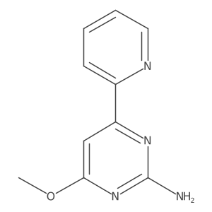 4-Methoxy-6-(2-pyridinyl)-2-pyrimidinamine Structure