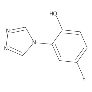 4-fluoro-2-(4H-1,2,4-triazol-4-yl)phenol Structure