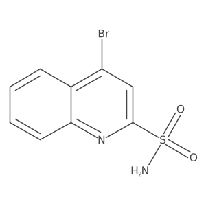 4-bromo-2-Quinolinesulfonamide结构式