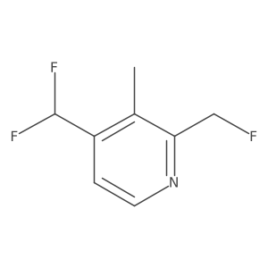 4-(Difluoromethyl)-2-(fluoromethyl)-3-methylpyridine结构式