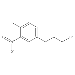 4-(3-Bromopropyl)-1-methyl-2-nitrobenzene Structure