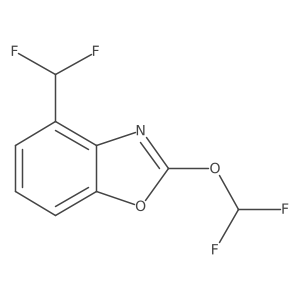 2-(Difluoromethoxy)-4-(difluoromethyl)benzo[d]oxazole结构式