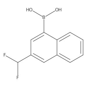 (3-(Difluoromethyl)naphthalen-1-yl)boronic acid Structure