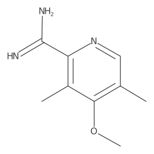 4-Methoxy-3,5-dimethylpicolinimidamide结构式