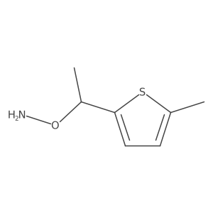 O-[1-(5-methylthiophen-2-yl)ethyl]hydroxylamine结构式