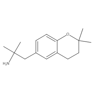 1-(2,2-dimethyl-3,4-dihydro-2H-1-benzopyran-6-yl)-2-methylpropan-2-amine Structure