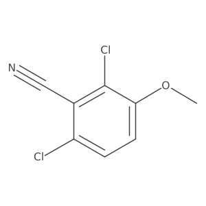 2,6-Dichloro-3-methoxybenzonitrile结构式