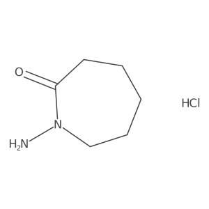 1-Aminoazepan-2-one hydrochloride Structure