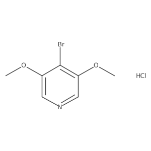 4-Bromo-3,5-dimethoxypyridine hydrochloride Structure