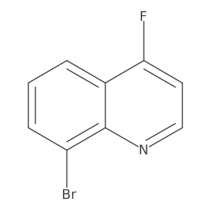 8-Bromo-4-fluoroquinoline Structure