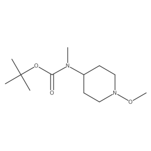 tert-butyl N-(1-methoxypiperidin-4-yl)-N-methylcarbamate Structure
