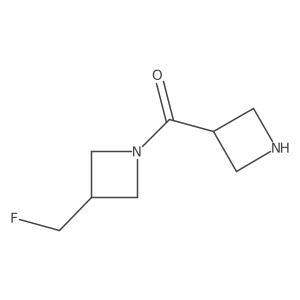 Azetidin-3-yl(3-(fluoromethyl)azetidin-1-yl)methanone Structure