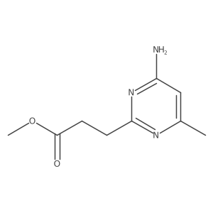 Methyl 3-(4-amino-6-methylpyrimidin-2-yl)propanoate Structure