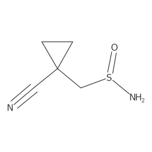 (1-Cyanocyclopropyl)methanesulfinamide Structure