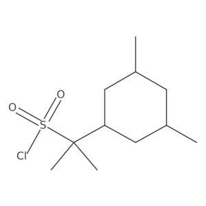 2-(3,5-Dimethylcyclohexyl)propane-2-sulfonyl chloride结构式