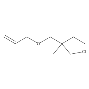 2-(Chloromethyl)-2-methyl-1-(prop-2-en-1-yloxy)butane Structure