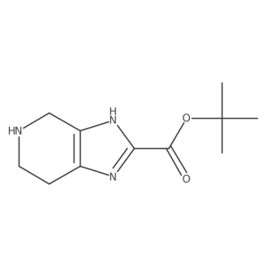 tert-butyl 1H,4H,5H,6H,7H-imidazo[4,5-c]pyridine-2-carboxylate结构式