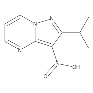 2-(Propan-2-yl)pyrazolo[1,5-a]pyrimidine-3-sulfinic acid Structure