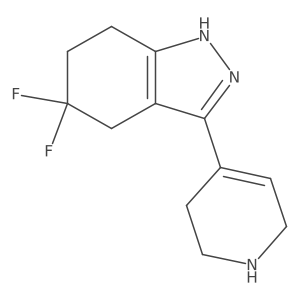 5,5-difluoro-3-(1,2,3,6-tetrahydropyridin-4-yl)-4,5,6,7-tetrahydro-2H-indazole Structure