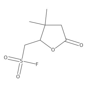 (3,3-Dimethyl-5-oxooxolan-2-yl)methanesulfonyl fluoride结构式