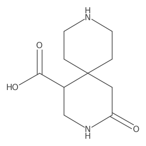 4-Oxo-3,9-diazaspiro[5.5]undecane-1-carboxylic acid结构式
