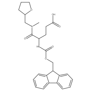 4-({[(9H-fluoren-9-yl)methoxy]carbonyl}amino)-4-{methyl[(oxolan-2-yl)methyl]carbamoyl}butanoic acid结构式