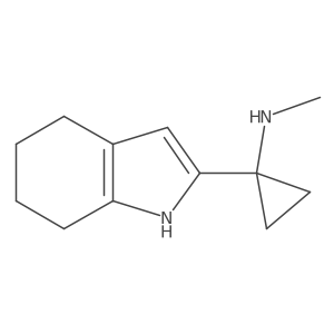 N-methyl-1-(4,5,6,7-tetrahydro-1H-indol-2-yl)cyclopropan-1-amine Structure