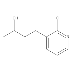 4-(2-Chloropyridin-3-yl)butan-2-ol结构式