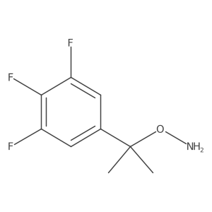 O-[2-(3,4,5-trifluorophenyl)propan-2-yl]hydroxylamine Structure