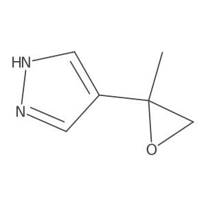 4-(2-methyloxiran-2-yl)-1H-pyrazole Structure