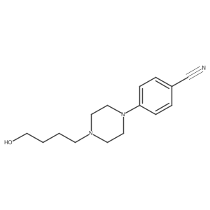 4-(4-(4-Hydroxybutyl)piperazin-1-yl)benzonitrile Structure