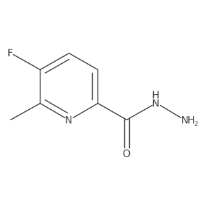 5-Fluoro-6-methylpicolinohydrazide结构式