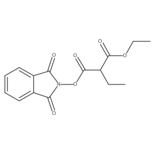 1,3-dioxo-2,3-dihydro-1H-isoindol-2-yl 1-ethyl 2-ethylpropanedioate结构式