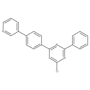 4-Chloro-2-phenyl-6-(4-(pyridin-3-yl)phenyl)pyrimidine结构式