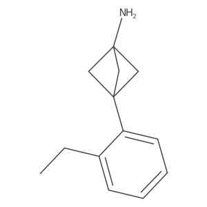 3-(2-Ethylphenyl)bicyclo[1.1.1]pentan-1-amine Structure