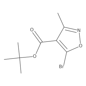Tert-butyl 5-bromo-3-methylisoxazole-4-carboxylate Structure