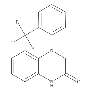 4-[2-(Trifluoromethyl)phenyl]-1,3-dihydroquinoxalin-2-one Structure