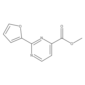 Methyl 2-(furan-2-yl)pyrimidine-4-carboxylate Structure