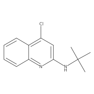 N-tert-butyl-4-chloroquinolin-2-amine Structure