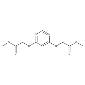 Methyl 2-[6-(2-methoxy-2-oxoethoxy)pyrimidin-4-yl]oxyacetate结构式