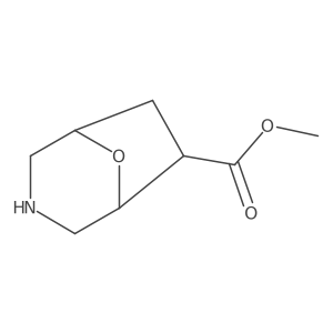 Methyl 8-oxa-3-azabicyclo[3.2.1]octane-6-carboxylate Structure