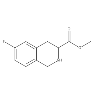 methyl (3S)-6-fluoro-1,2,3,4-tetrahydroisoquinoline-3-carboxylate Structure