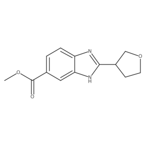 methyl 2-(oxolan-3-yl)-1H-1,3-benzodiazole-6-carboxylate结构式