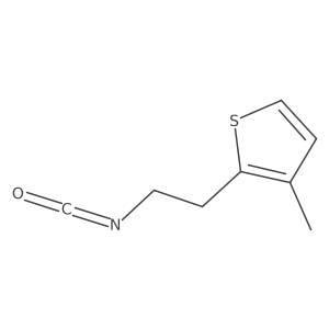 2-(2-Isocyanatoethyl)-3-methylthiophene Structure